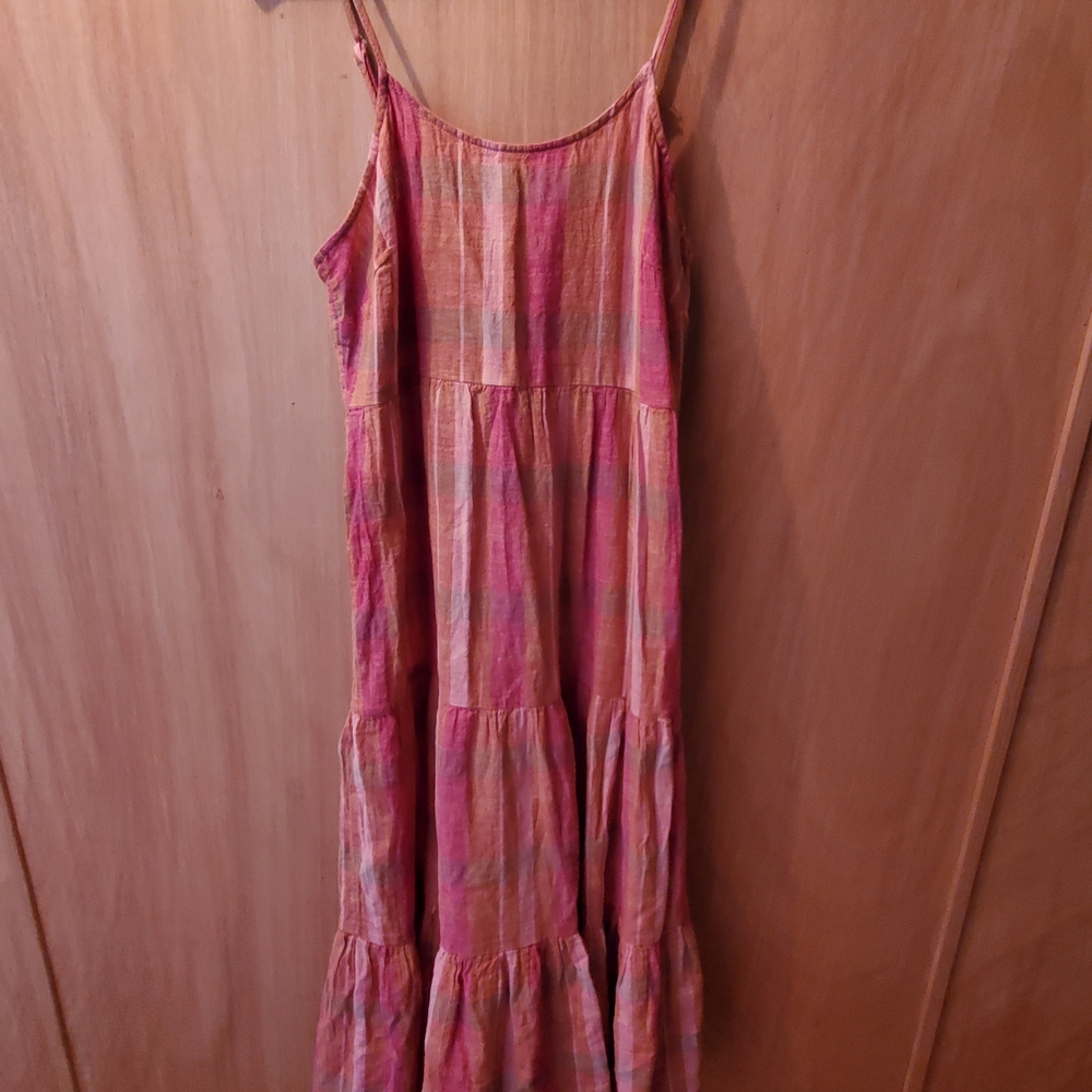 beachlunchlounge Multicolor Plaid Maxi Dress